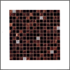 Mosaik, exponeringsglas kakel