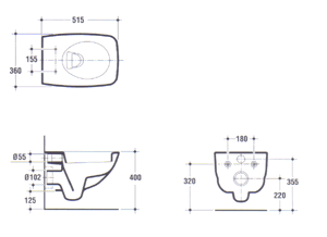 WC-Stolar, Blandare, Accessoarer