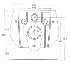 Ceramica Esedra Basic Toaletter