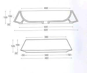 Ceramica Esedra Flat Tvättställ
