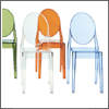 Kartell Louis Victoria äta middag stolar