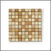 Mosaik, exponeringsglas kakel