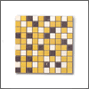 Mosaik, exponeringsglas kakel